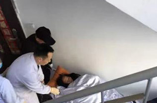 麻城市病人院后返乡